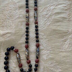 Cloisonne beaded necklace
